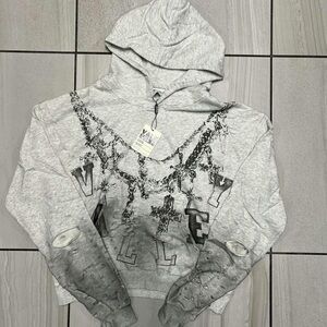 The Valley Brand Gray Graphic Hoodie